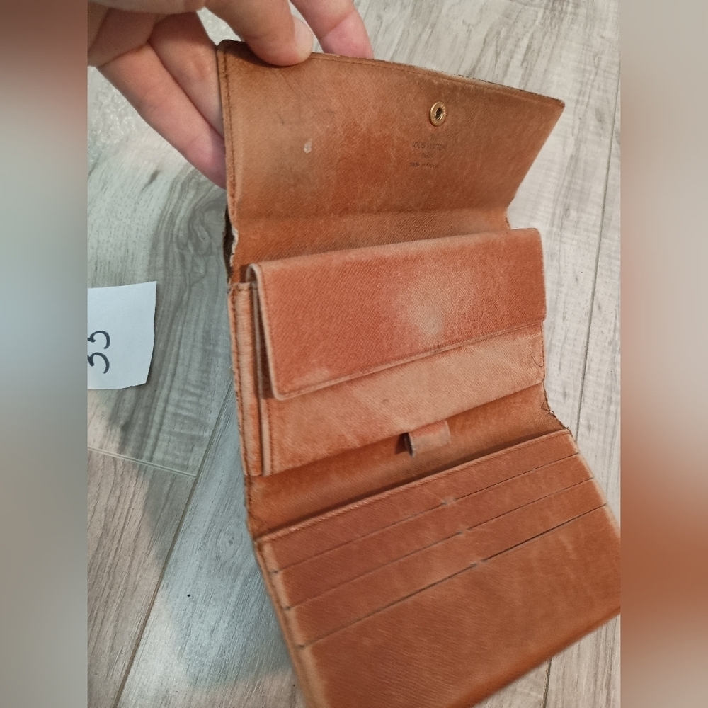 Authentic Louis-Vuitton Portefeuille International Wallet Purse Monogram Brown - Picture 7 of 13